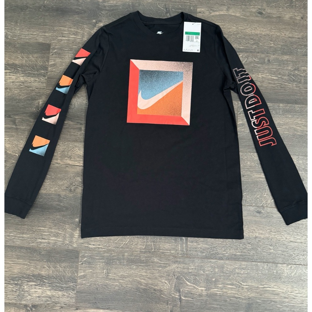 Boys Nike Hybrid Graphic Tee-Long Sleeve